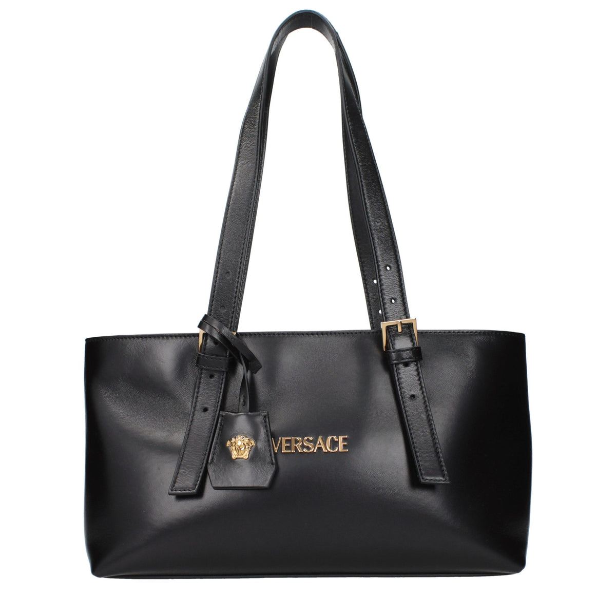 Versace Schwarze Leder Umhängetasche – Produktansicht 1 | Arca Lucia