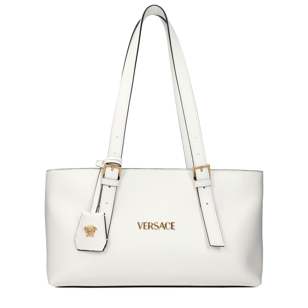 Versace Weiße Leder Schultertasche – Produktansicht 1 | Arca Lucia