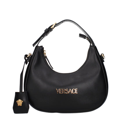 Versace Schwarze Lederhandtasche – Produktansicht 1 | Arca Lucia