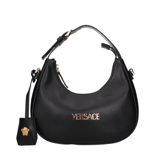 Versace Schwarze Lederhandtasche – Produktansicht 1 | Arca Lucia