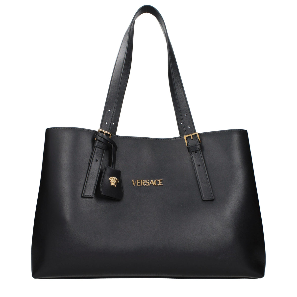 Versace Schwarze Leder Umhängetasche – Produktansicht 1 | Arca Lucia