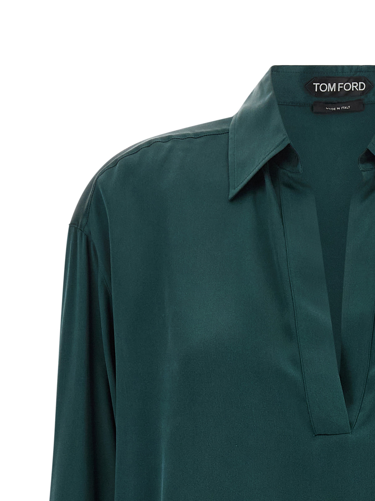 Tom Ford Zweifarbige Seiden-Poloshirt – Produktansicht 3 | Arca Lucia