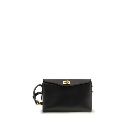 Balenciaga Borsa Le 7 Nano nera in pelle di agnello