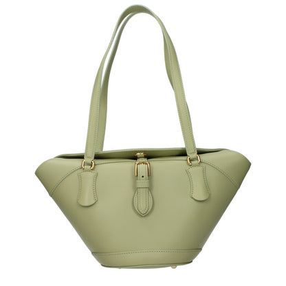 Dolce & Gabbana Grüne Schultertasche aus Leder