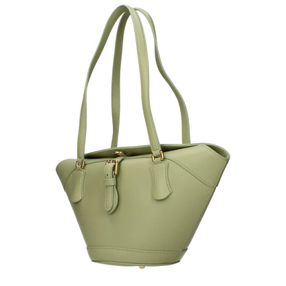 Dolce & Gabbana Grüne Schultertasche aus Leder