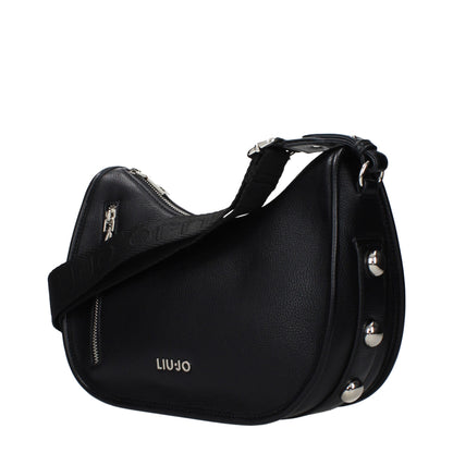 Liu Jo Black Polyester Crossbody Bag