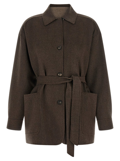Max Mara Fervore Multicolour Reversible Cashmere Jacket