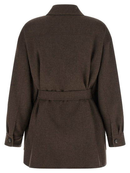 Max Mara Fervore Multicolour Reversible Cashmere Jacket