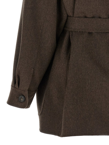 Max Mara Fervore Multicolour Reversible Cashmere Jacket