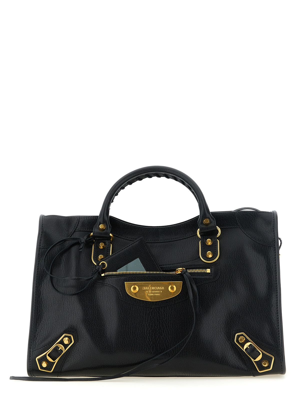 Balenciaga Borsa Le City Uptown nera in pelle di capra
