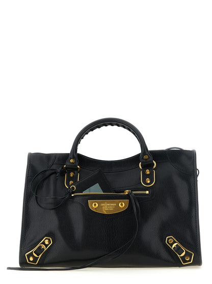 Balenciaga Borsa Le City Uptown nera in pelle di capra