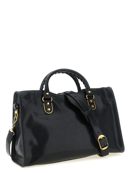 Balenciaga Borsa Le City Uptown nera in pelle di capra