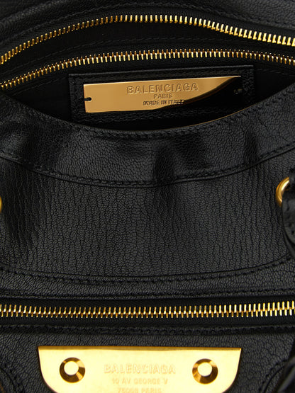 Balenciaga Borsa Le City Uptown nera in pelle di capra