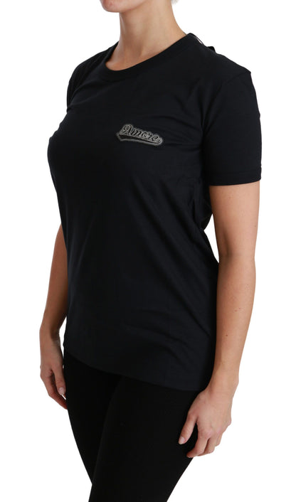 Dolce & Gabbana Blue Women's Cotton T-Shirt