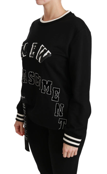 Dolce & Gabbana Schwarzer Rinascimento #DGmillennials Pullover