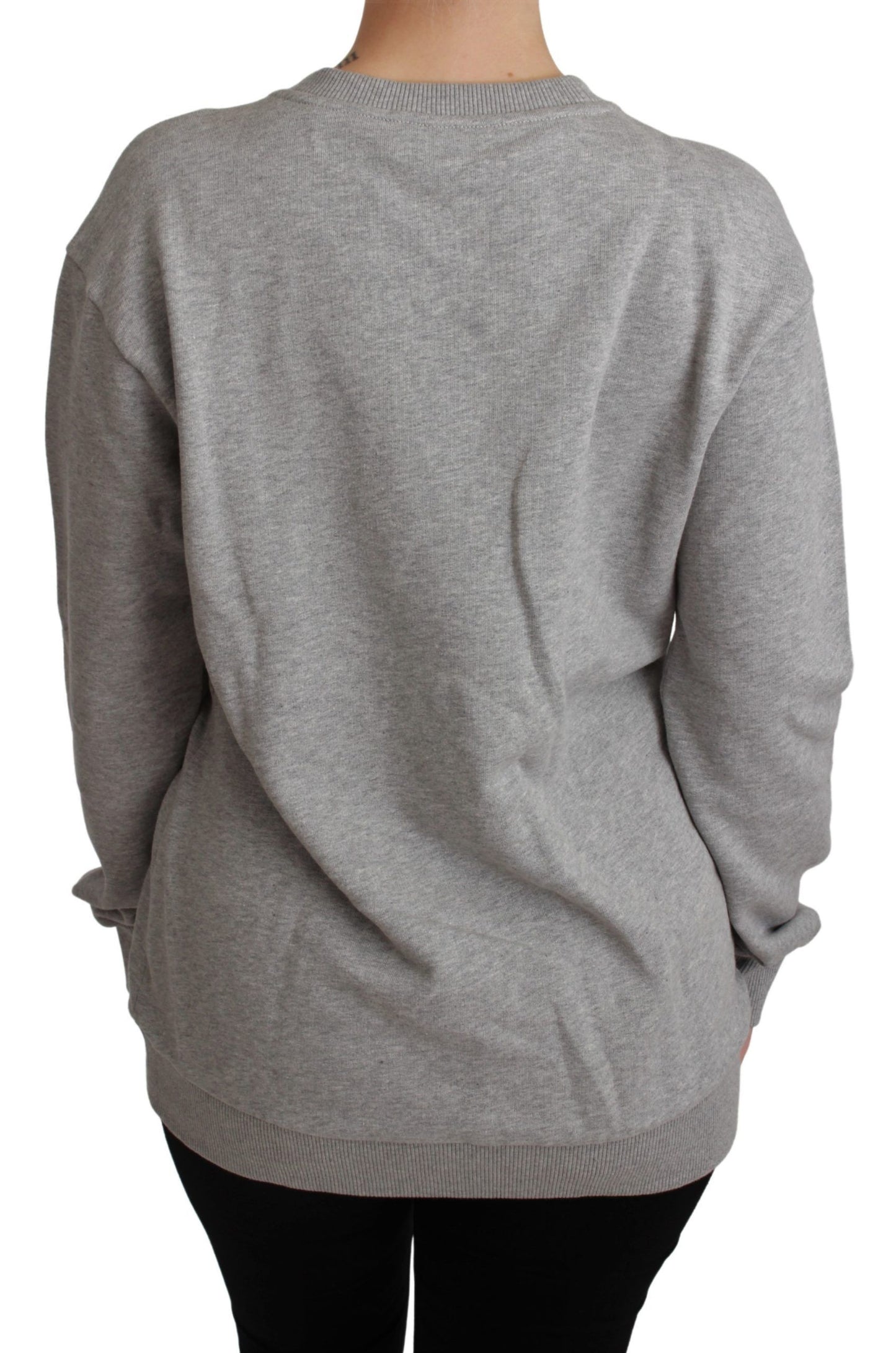 Dolce & Gabbana Grauer Baumwollpullover #dgfamily