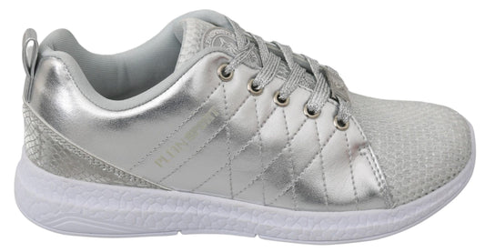 Philipp Plein Gisella Silber Polyester Turnschuhe Schuhe – Produktansicht 1 | Arca Lucia