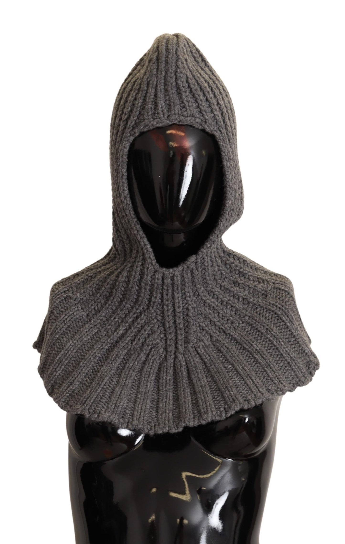 Dolce & Gabbana Grau 100% Kaschmir gestrickt Wrap One Size Schal