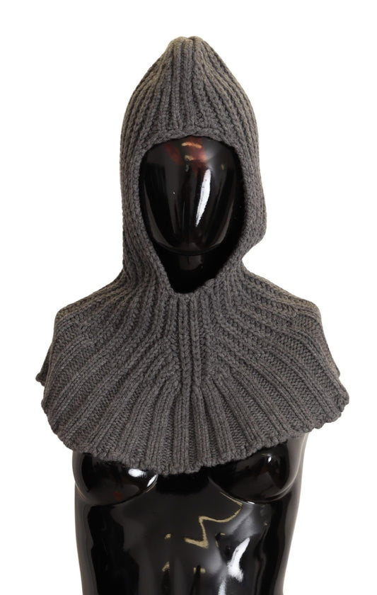 Dolce & Gabbana Grau 100% Kaschmir gestrickt Wrap One Size Schal