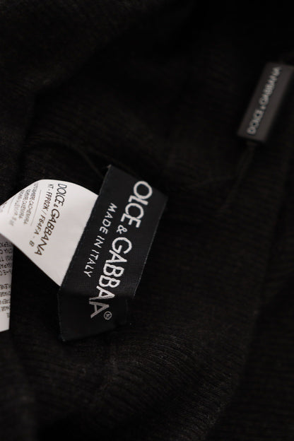 Dolce & Gabbana Graue Kaschmirstrumpfhose Strümpfe Strumpfhosen Socken