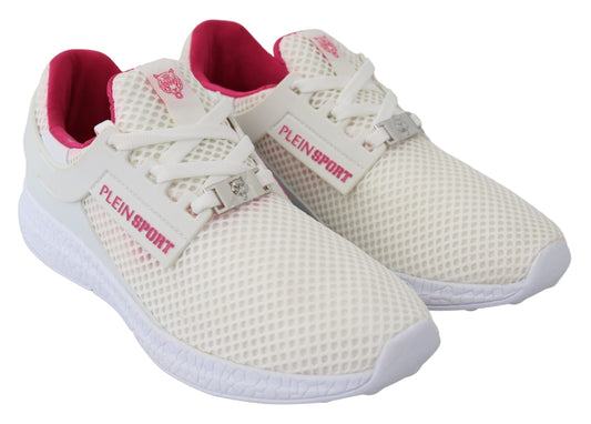 Plein Sport Exklusive weiße Runner Becky Turnschuhe – Produktansicht 1 | Arca Lucia