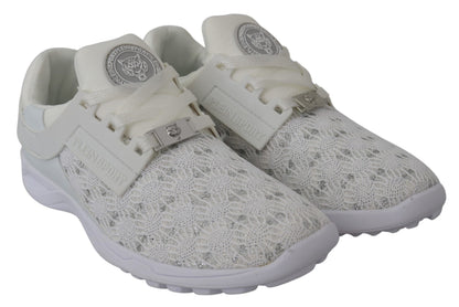 Plein Sport Glatte weiße Runner Beth Sport Turnschuhe – Produktansicht 1 | Arca Lucia