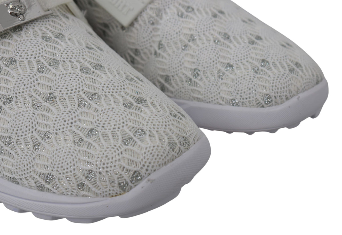 Plein Sport Glatte weiße Runner Beth Sport Turnschuhe – Produktansicht 3 | Arca Lucia