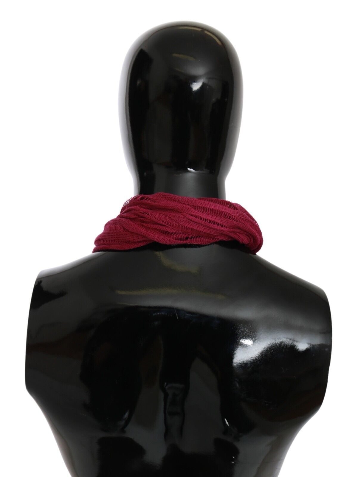 John Galliano Bordeaux Halswickelschal Foulardschal