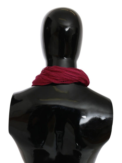 John Galliano Bordeaux Halswickelschal Foulardschal