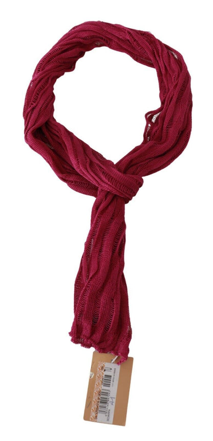 John Galliano Bordeaux Halswickelschal Foulardschal