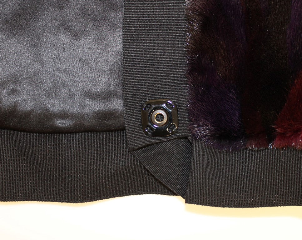 Dolce & Gabbana Lila MINK Pelzschal Foulard Neck Wrap