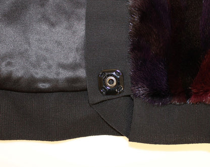 Dolce & Gabbana Lila MINK Pelzschal Foulard Neck Wrap