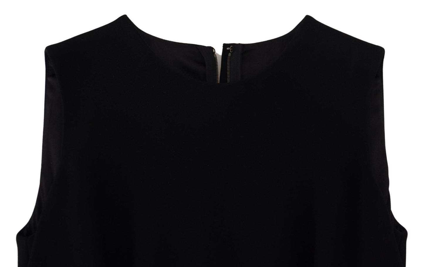 Dolce & Gabbana Schwarzes Kleid Etuikleid aus Viskose