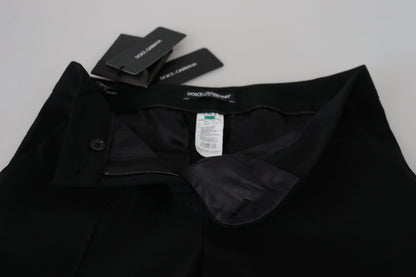 Dolce & Gabbana Schwarze Hosen mit hoher Taille für Frauen
