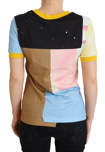 Dolce & Gabbana Multicolor Baumwolle DG Love Patchwork