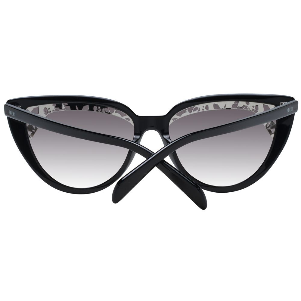 Emilio Pucci Schwarze Sonnenbrille aus Kunststoff