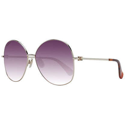 Max Mara Sonnenbrille aus Goldmetall