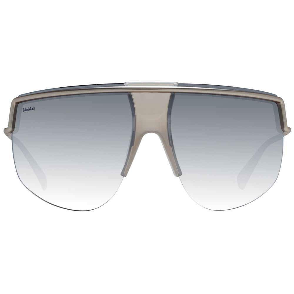 Max Mara Sonnenbrille aus silbernem Metall