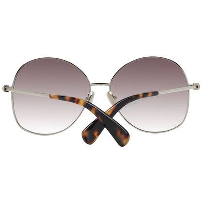 Max Mara Sonnenbrille aus Goldmetall