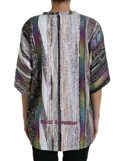 Dolce & Gabbana Multicolor With Love Always Print T-Shirt