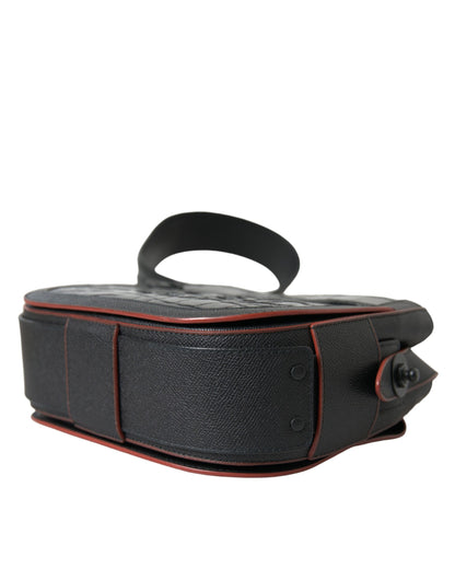 Balenciaga Schwarze Exotenleder Schulter Crossbody Kameratasche