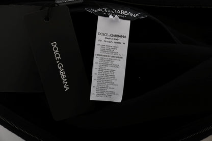 Dolce & Gabbana Schwarzes I AM A PRINCESS Kristall-Shiftkleid