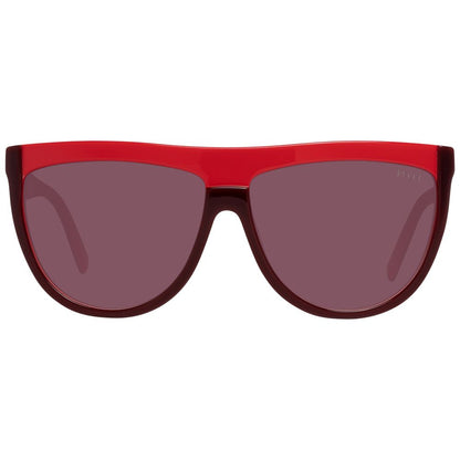 Emilio Pucci Sonnenbrille aus burgunderfarbenem Kunststoff