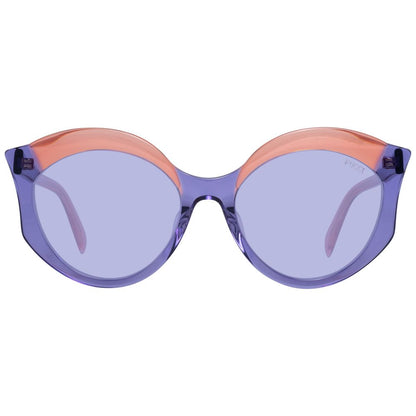 Emilio Pucci Violette Sonnenbrille aus Kunststoff
