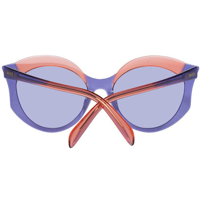 Emilio Pucci Violette Sonnenbrille aus Kunststoff