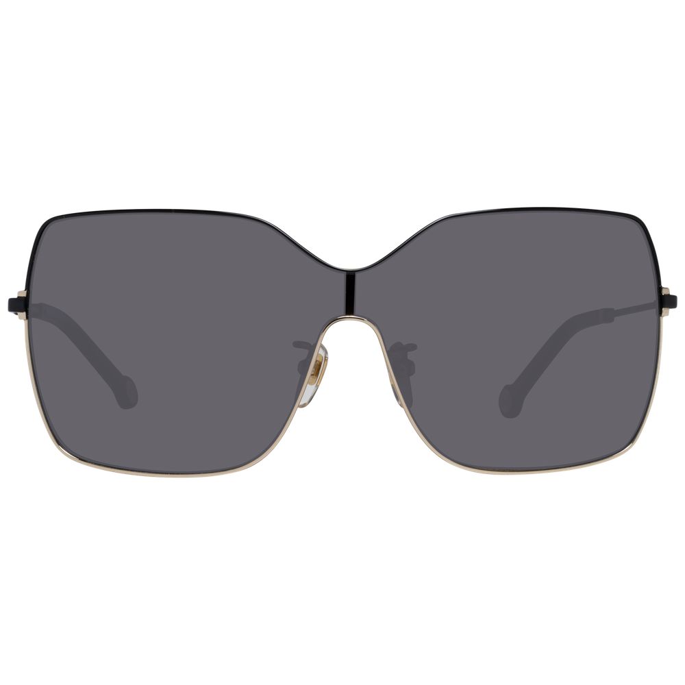 Carolina Herrera Schwarze Sonnenbrille aus Metall