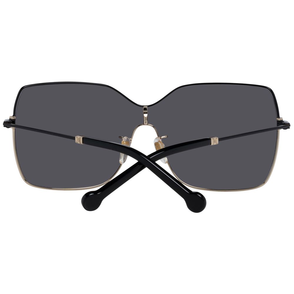 Carolina Herrera Schwarze Sonnenbrille aus Metall