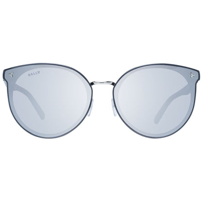Bally Sonnenbrille aus grauem Metall & Kunststoff