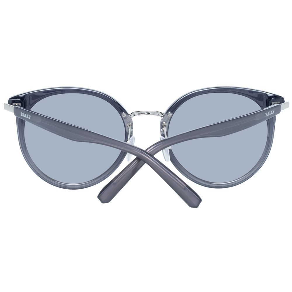 Bally Sonnenbrille aus grauem Metall & Kunststoff
