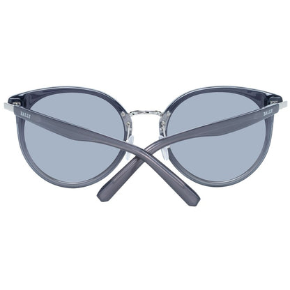 Bally Sonnenbrille aus grauem Metall & Kunststoff